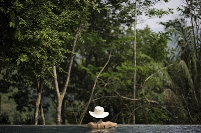 Infinity pool in the jungle at Sweet Songs Jungle Lodge _ Belize Retreats