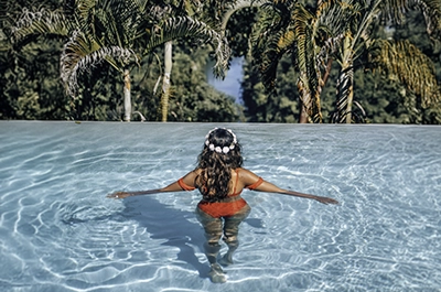 Jungle infinity pool at Copal Tree Lodge _ Belize Retreats